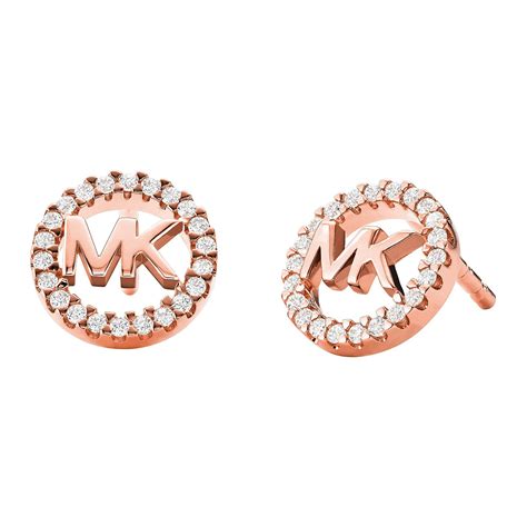 beaverbrooks michael kors rose gold earrings|Michael Kors necklace.